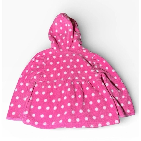 VTG Disney baby Disney Store Fleece Hoodie Full Zip 24 Mos Minnie Mouse Pink - Picture 2 of 7
